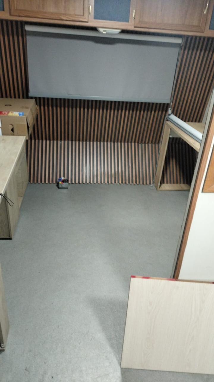 Espacio interior en proceso de remodelación